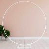 Metallisk ballongbue utstyr - 2m, Blanc - Base carrée